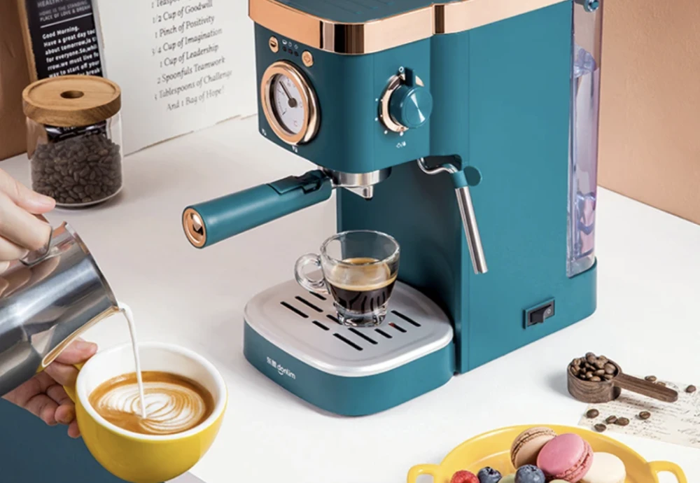 espresso coffee machine with milk frother